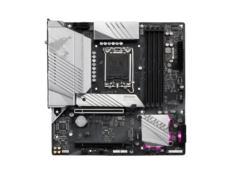 GIGABYTE B760M AORUS ELITE AX WIFI-6E DDR5 HDMI DP PCIe 16X v5.0 1700p mATX