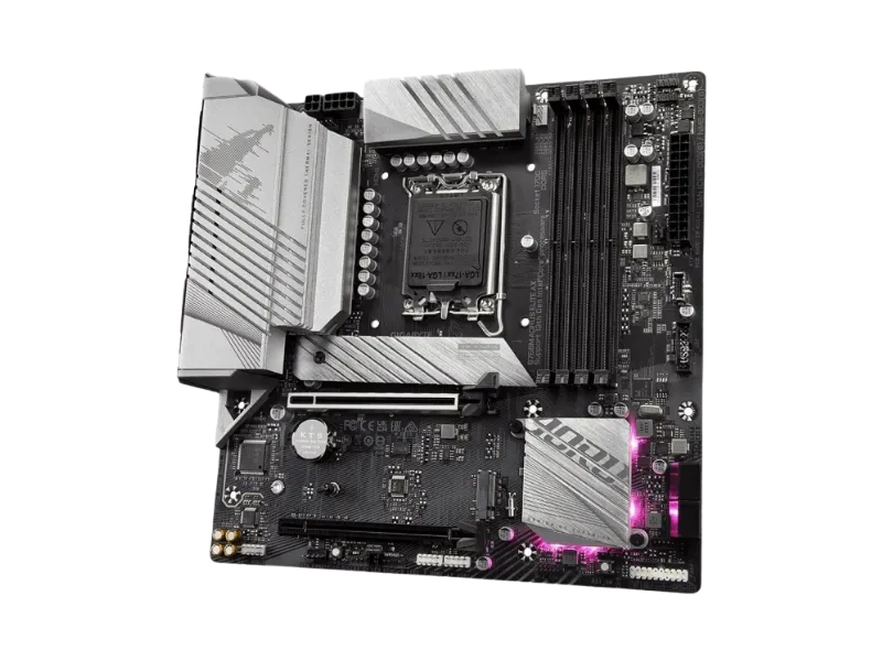 GIGABYTE B760M AORUS ELITE AX WIFI-6E DDR5 HDMI DP PCIe 16X v5.0 1700p mATX 2
