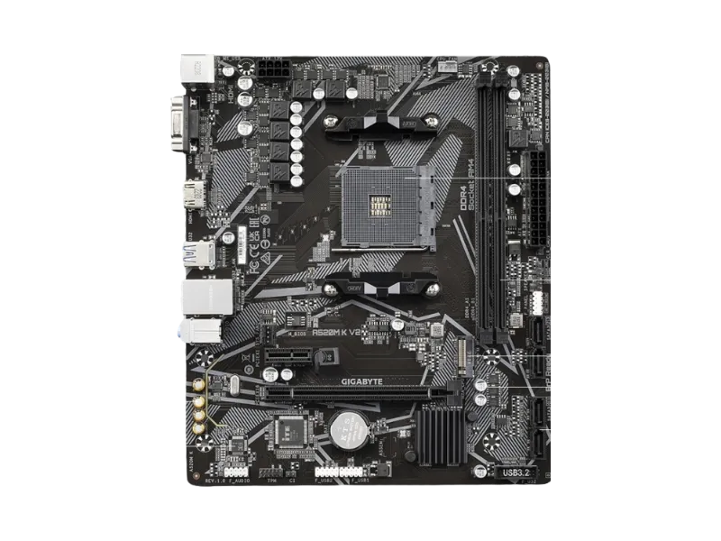 GIGABYTE A520M K v2 DDR4 HDMI PCIe 16X v3.0 AM4 mATX