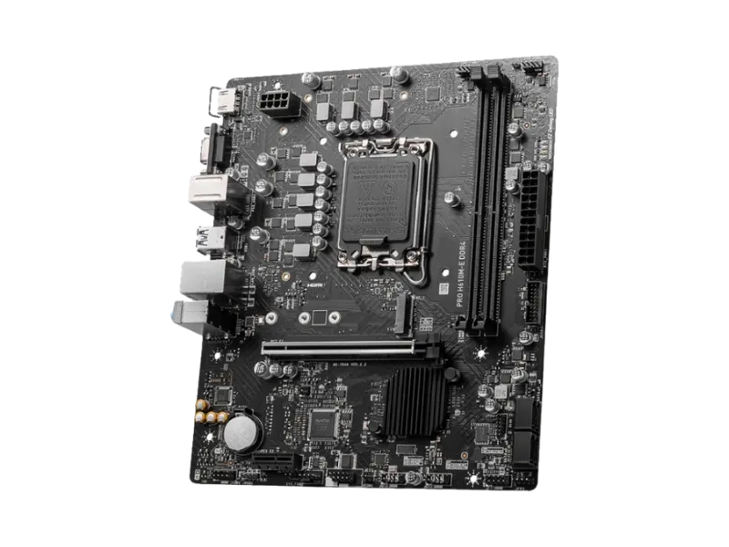 MSI PRO H610M-E Micro ATX LGA1700 Motherboard 2