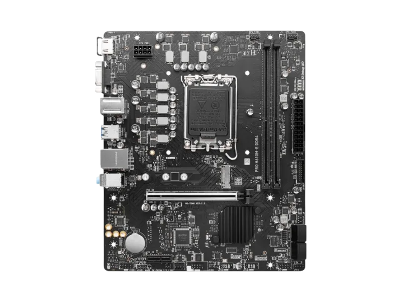 MSI PRO H610M-E Micro ATX LGA1700 Motherboard