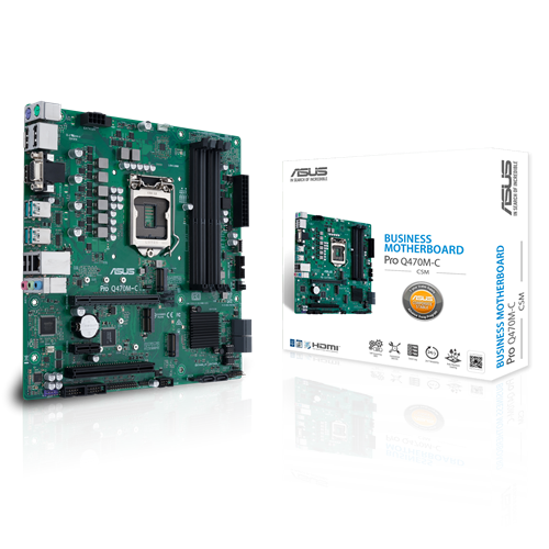 Asus Pro Q470M-C/CSM Micro ATX LGA1200 Motherboard