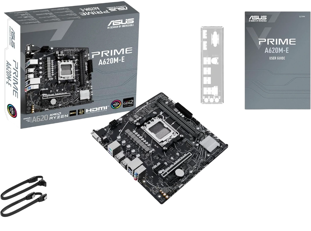 Asus PRIME A620M-E-CSM Micro ATX AM5 Motherboard 4