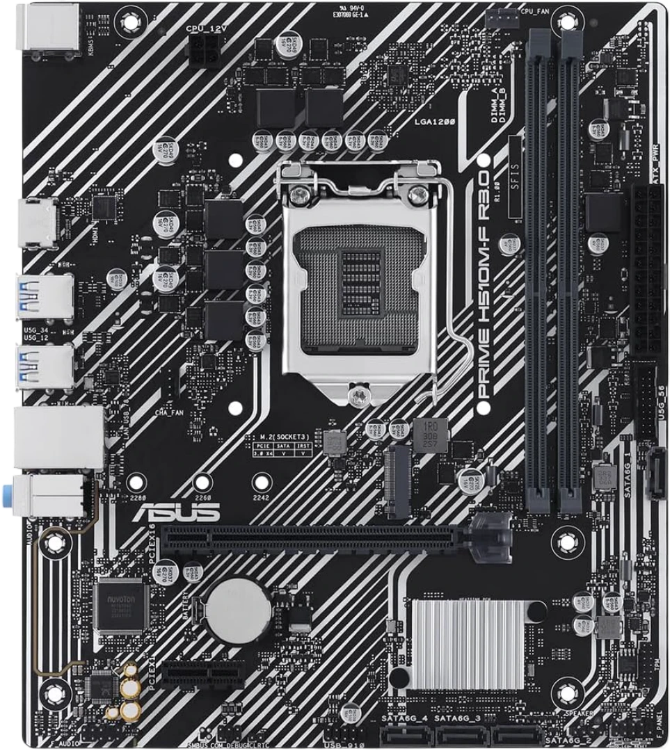 Asus PRIME-H510M-F Micro ATX LGA1200 Motherboard