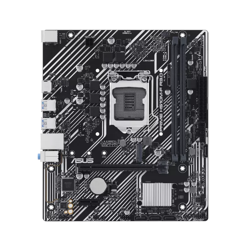 ASUS MB PRIME H510M-F R3.0-CSM Intel H470 LGA1200 DDR4 3200 HDMI M2 USB3.2 mATX ASUS MB 5X PROTECTION III, ASUS MB Q-Design, CrashFree BIOS 3 2