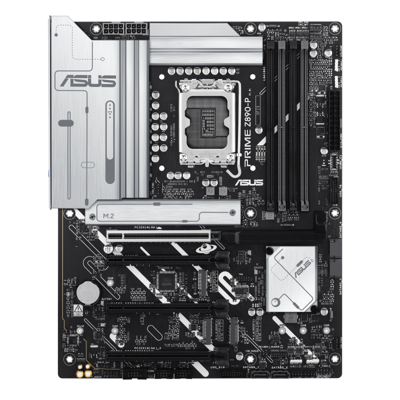 ASUS MB PRIME Z890-P Intel Z890 LGA1851 DDR5 8400 DP HDMI Type-C 4x M2 USB3.2 AURA RGB 2.5Gbit LAN ATX 14+1+2+1 Güç Aşamaları, ASUS MB AI Teknolojieri, Easy PC DIY 2