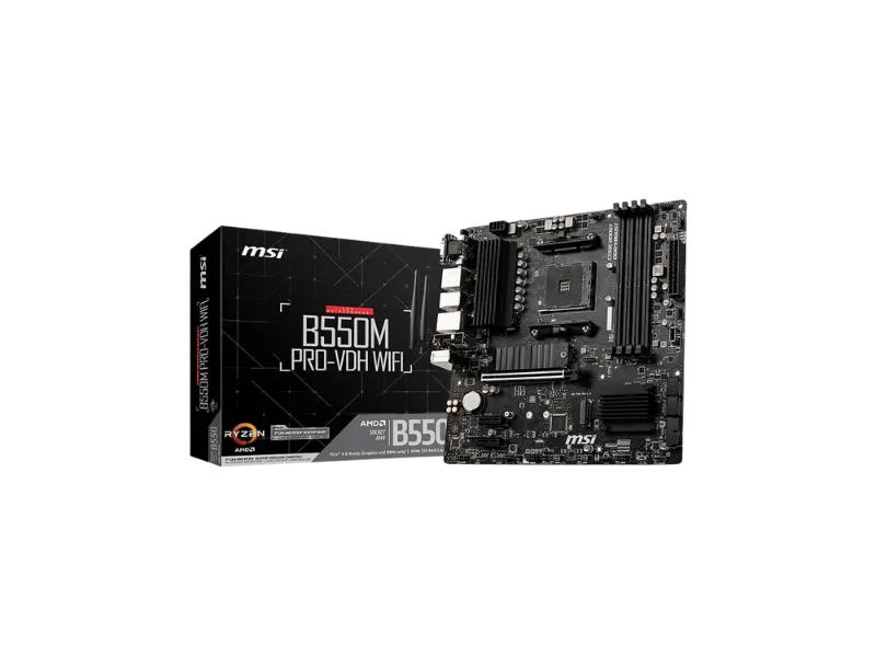 MSI B550-A PRO AM4 DDR4 4400(OC) HDMI DP M.2 USB3.2 ATX