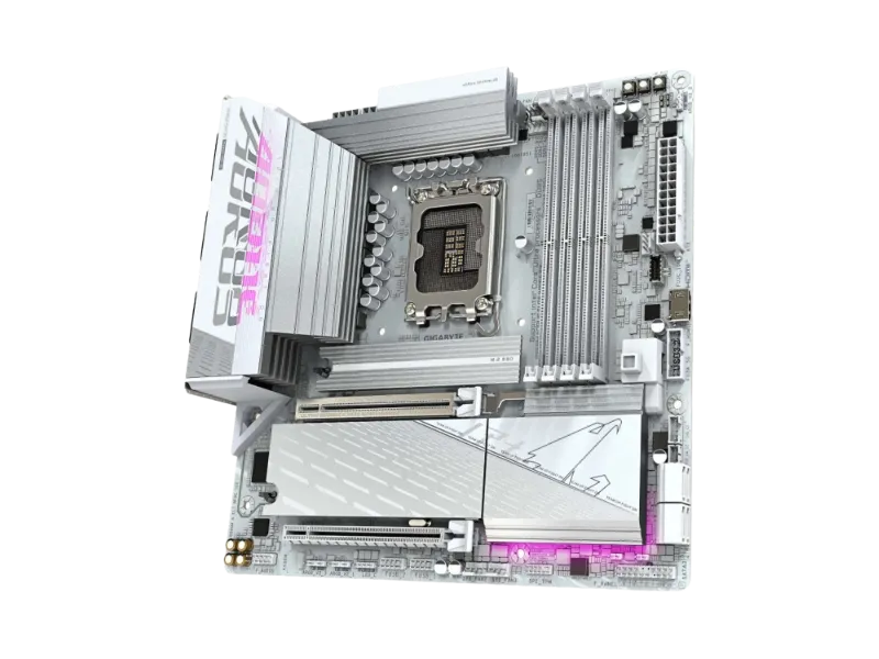 GIGABYTE ANAKART INTEL LGA1851 MATX B860M A ELITE WF6E ICE 2