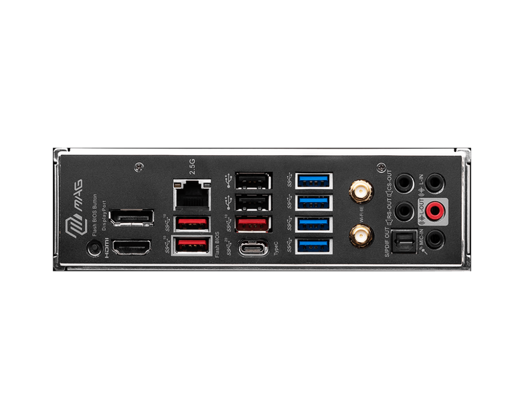 MSI MAG B650 TOMAHAWK WIFI AM5 DDR5 6600MHZ(OC) HDMI DP M.2 USB3.2 2.5G LAN WIFI 6E ATX 4