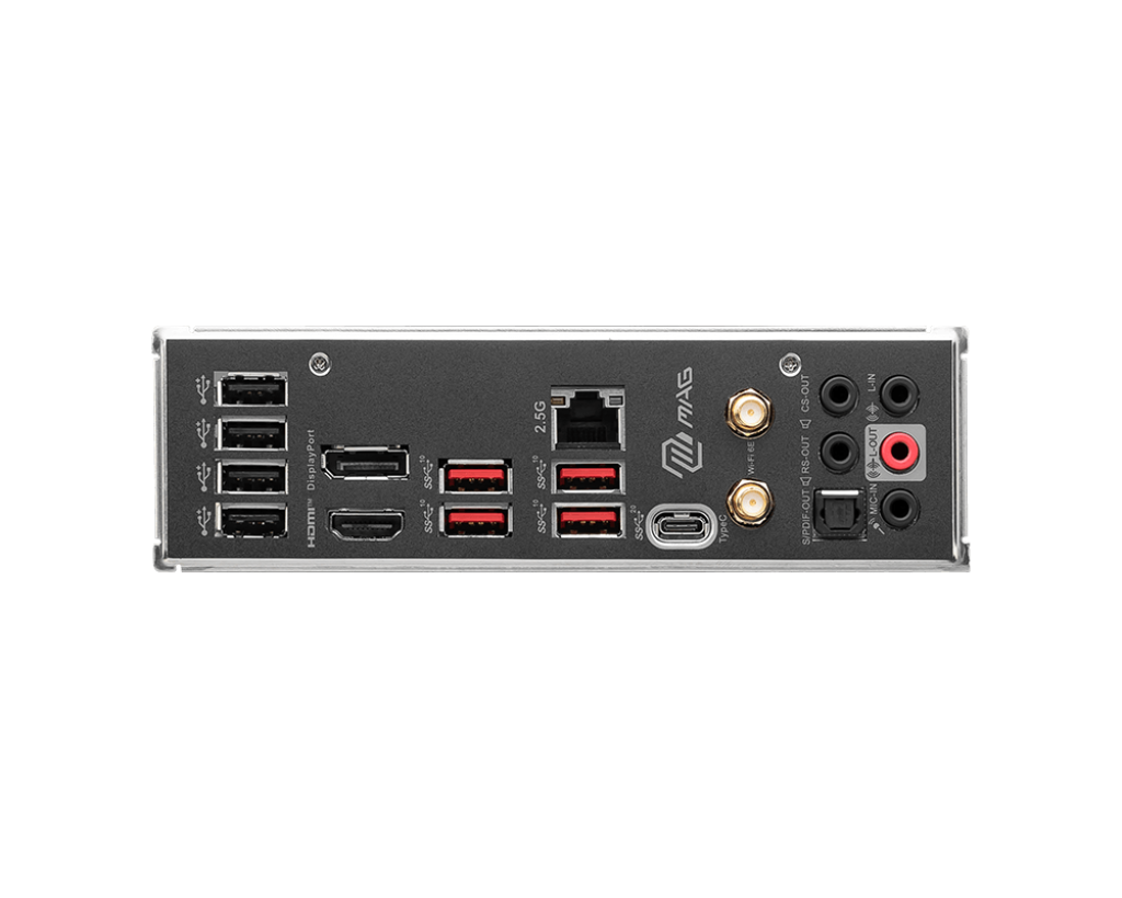 MSI MAG B760 TOMAHAWK WIFI SOKET 1700 DDR5 7000(OC) PCI-E GEN5 M.2 USB3.2 HDMIDP 1X 2.5G LAN WI-FI 6E ATX 4