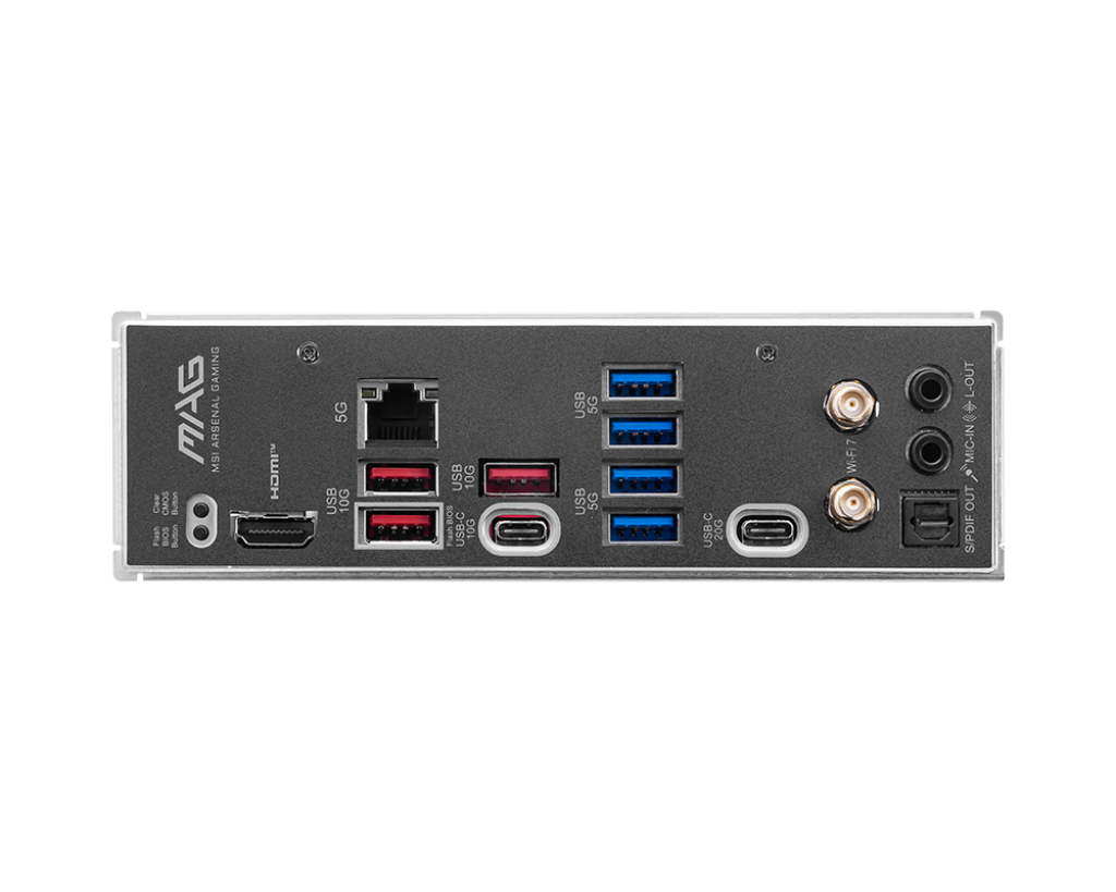 MSI MAG B850M MORTAR WIFI AM5 DDR5 8200MHZ(OC) HDMI 3X M.2 USB 20GBS 5G LAN WI-FI 7 MATX 4