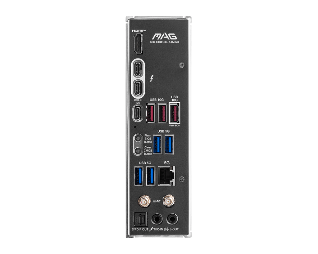 MSI MB MAG Z890 TOMAHAWK WIFI SOKET 1851 DDR5 9200MHZ(OC) USB 20Gbps 4xM.2 2xTB4 HDMI DISPLAY 5G LAN WIFI 7 ATX 4