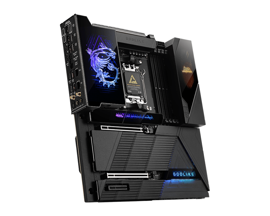 MSI MB MEG X870E GODLIKE AM5 DDR5 9000MHZ(OC) USB4 7x M.2 2x DP 1x10G, 1x 5G  LAN WIFI 7 RGB ATX 3