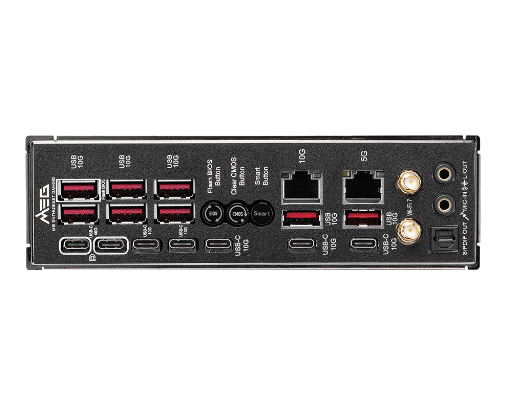 MSI MB MEG X870E GODLIKE AM5 DDR5 9000MHZ(OC) USB4 7x M.2 2x DP 1x10G, 1x 5G  LAN WIFI 7 RGB ATX 4