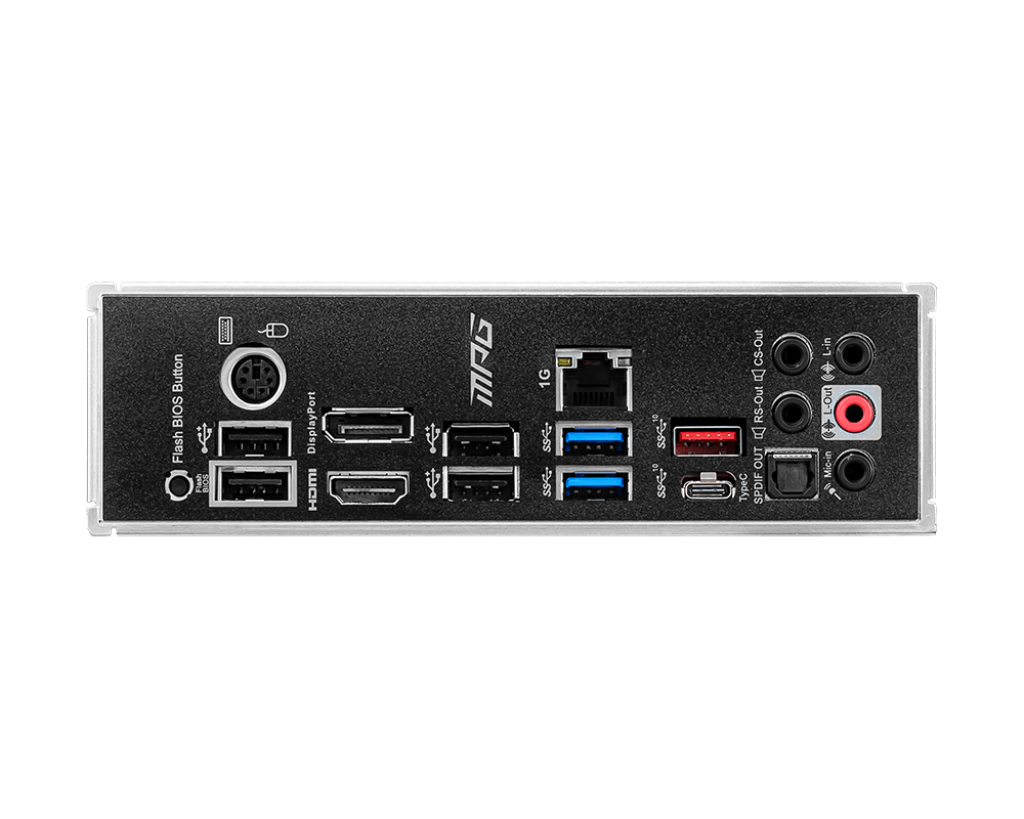 MSI MPG B550 GAMING PLUS AM4 DDR4 4400(OC) HDMI DP M.2 USB3.2 RGB ATX 4