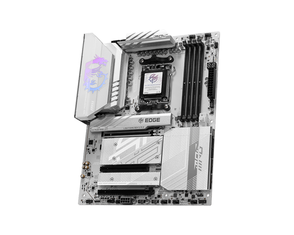 MSI MB MPG B850 EDGE TI WIFI AM5 DDR5 8400MHZ(OC) HDMI 4x M.2 USB 10Gbs 5G LAN WI-FI 7 ATX 2