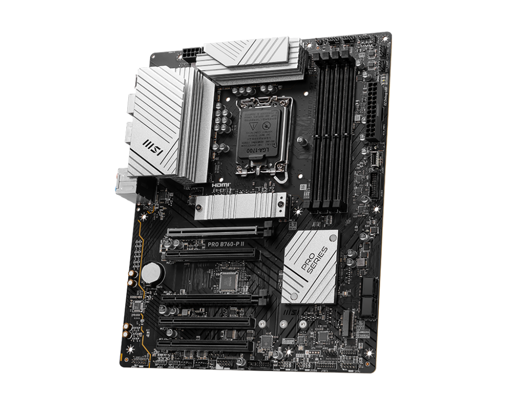 MSI MB PRO B760-P II SOKET 1700 DDR5 7000(OC) PCI-E ,M.2 USB3.2 HDMI,DP 1x 2.5G LAN ATX 2