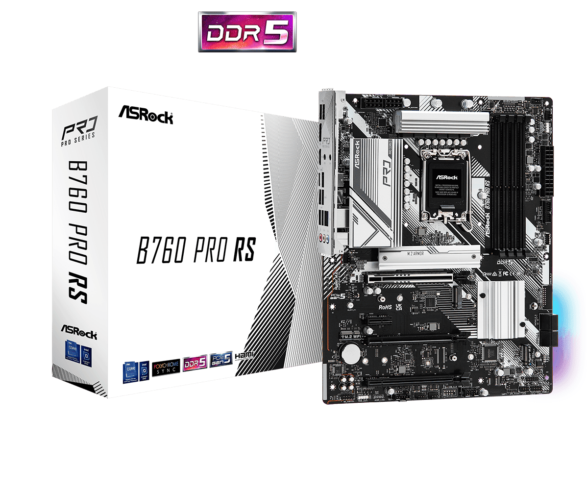 ASRock B760 Pro RS ATX LGA1700 Motherboard