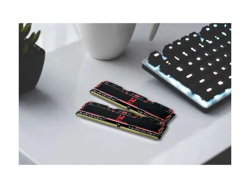 GOODRAM 16GB (2X 8GB) DDR4 3200MHZ DUAL KIT PC RAM IRDM X IR-X3200L16SA16GDC 3