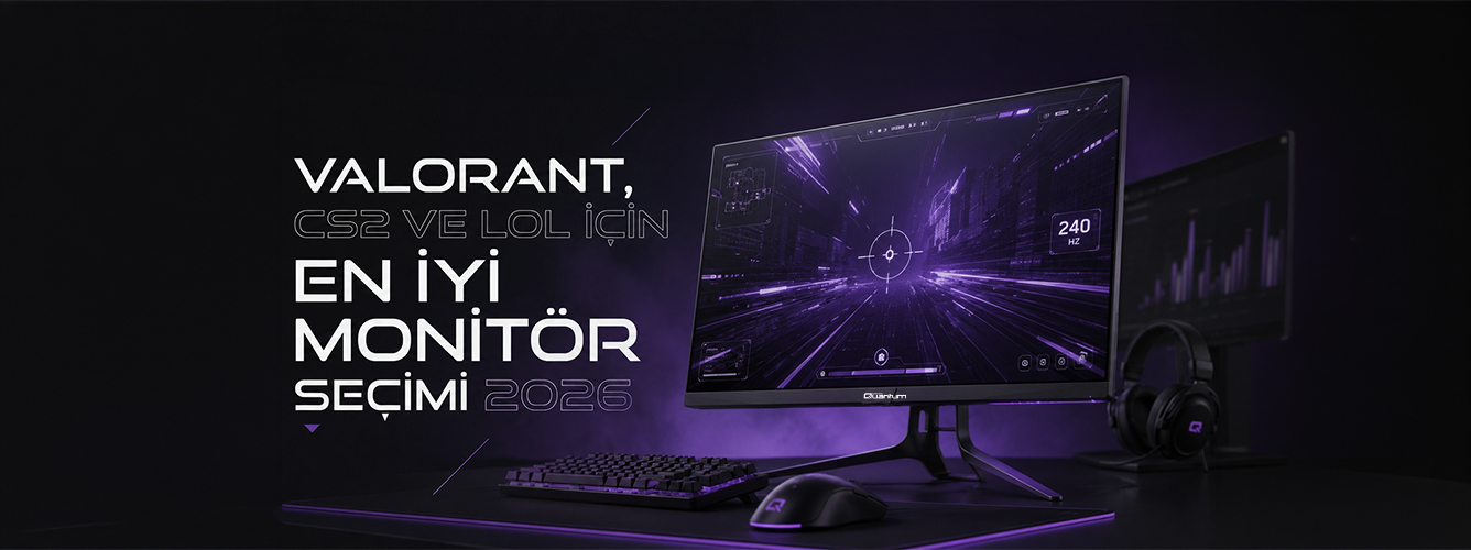 Valorant, CS2 ve LoL için En İyi Monitör Seçimi 2026