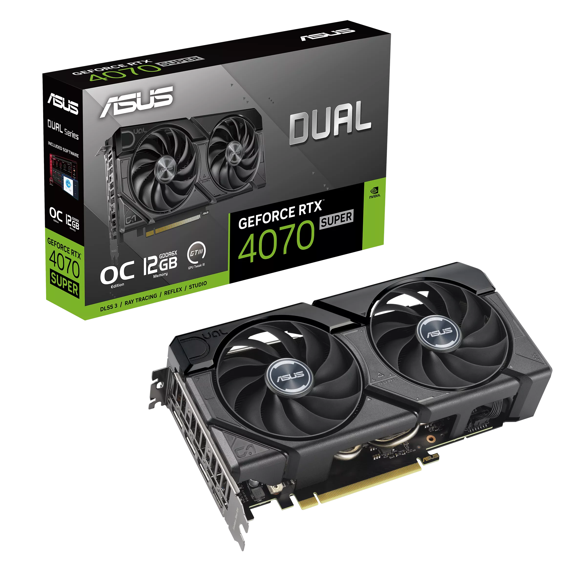 Asus DUAL EVO GeForce RTX 4070 SUPER 12 GB Video Card
