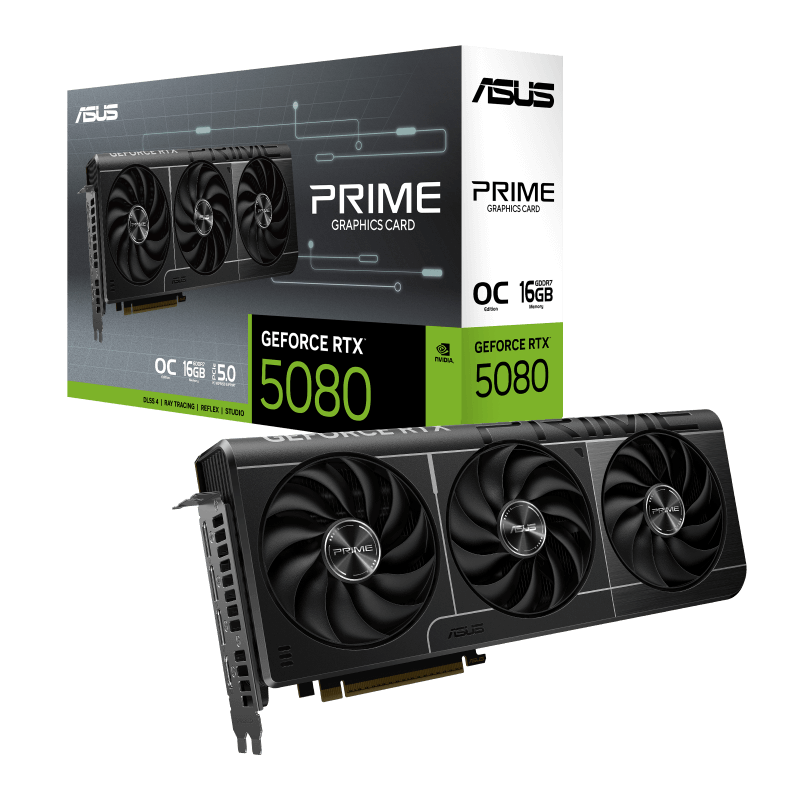 ASUS VGA PRIME RTX5080 O16G GDDR7 256bit OC DLSS4