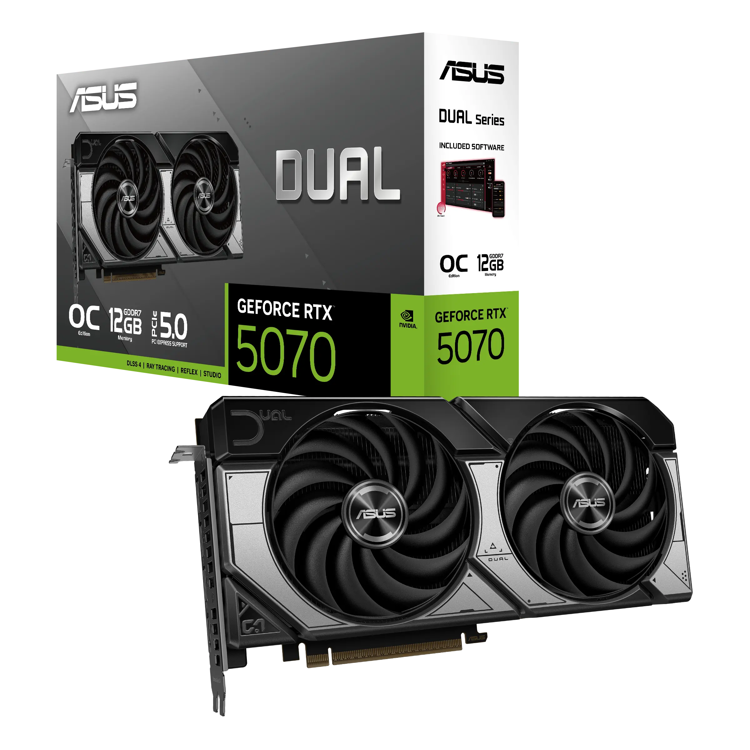 ASUS VGA DUAL RTX5070 O12G GDDR7 192bit DLSS4