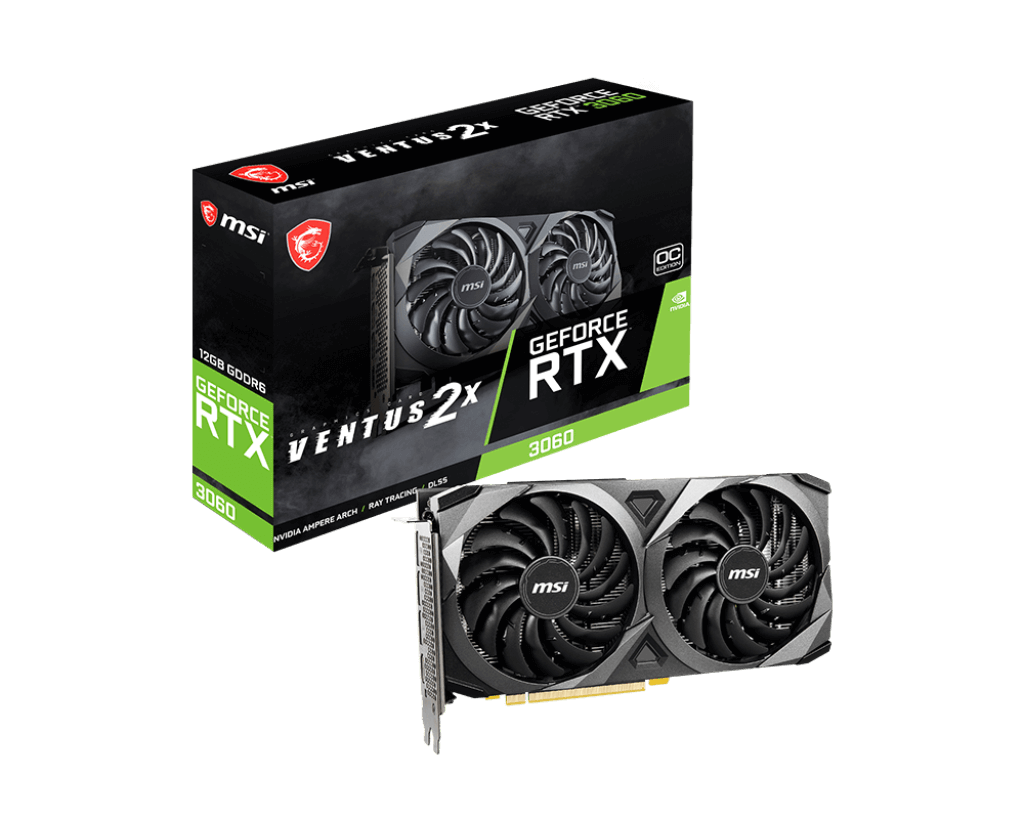 MSI GeForce RTX 3060 Ventus 2X 12G OC GeForce RTX 3060 12GB 12 GB Video Card 5