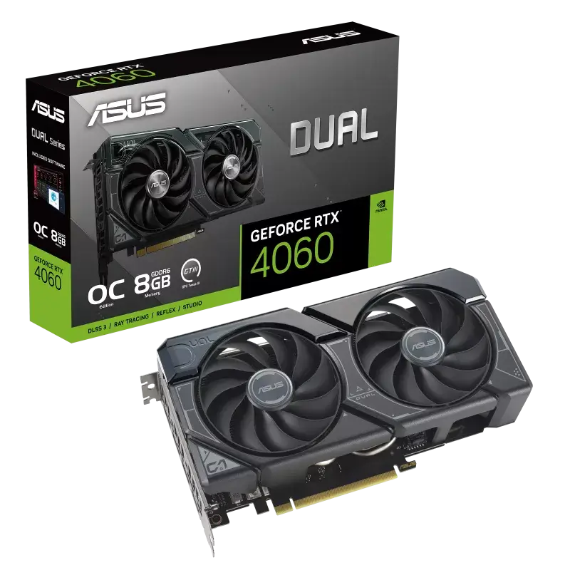 Asus DUAL OC GeForce RTX 4060 8 GB Video Card