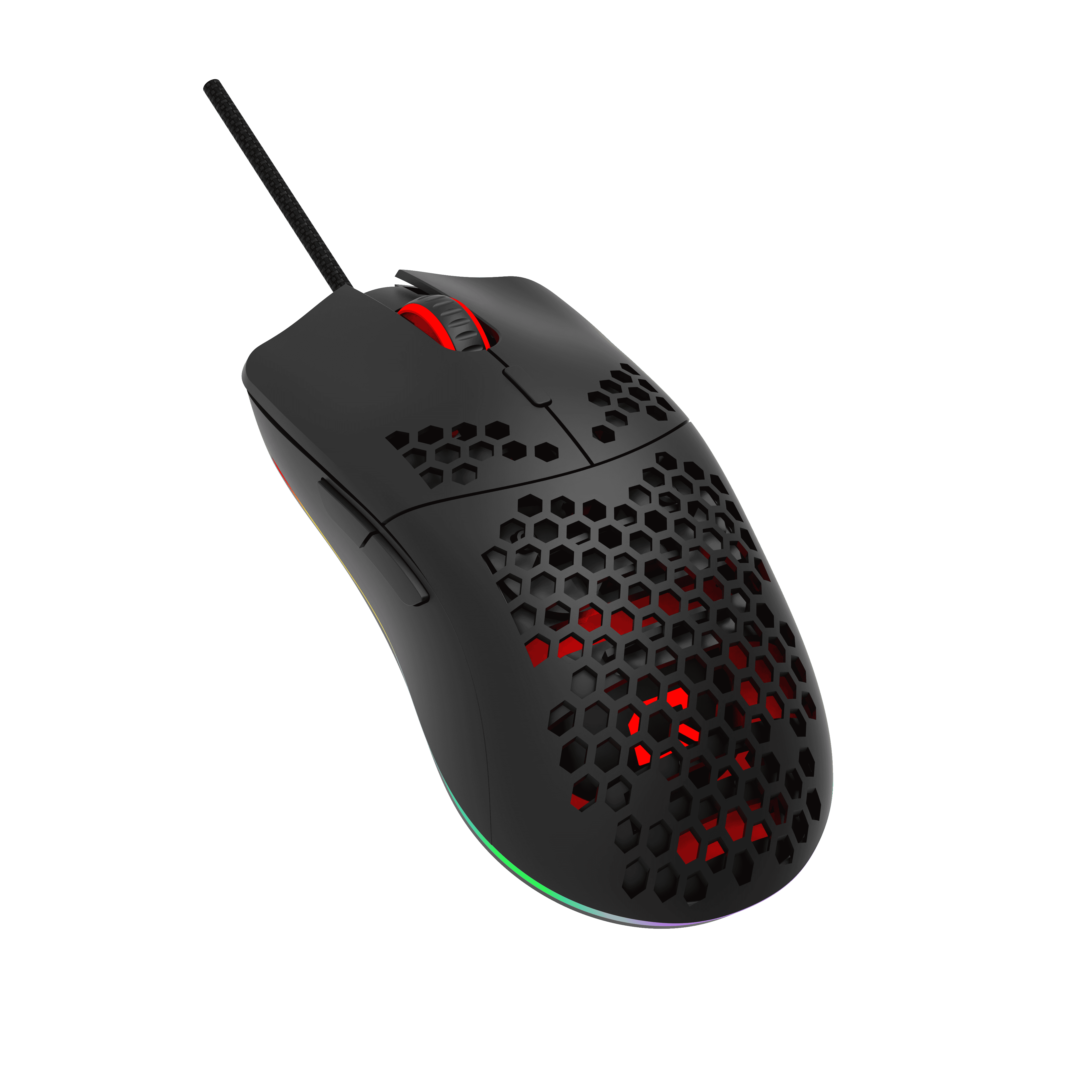 Quantum Gaming Hive Honeycomb RGB 12800 DPI Huano Switch Gaming Kablolu Mouse 2