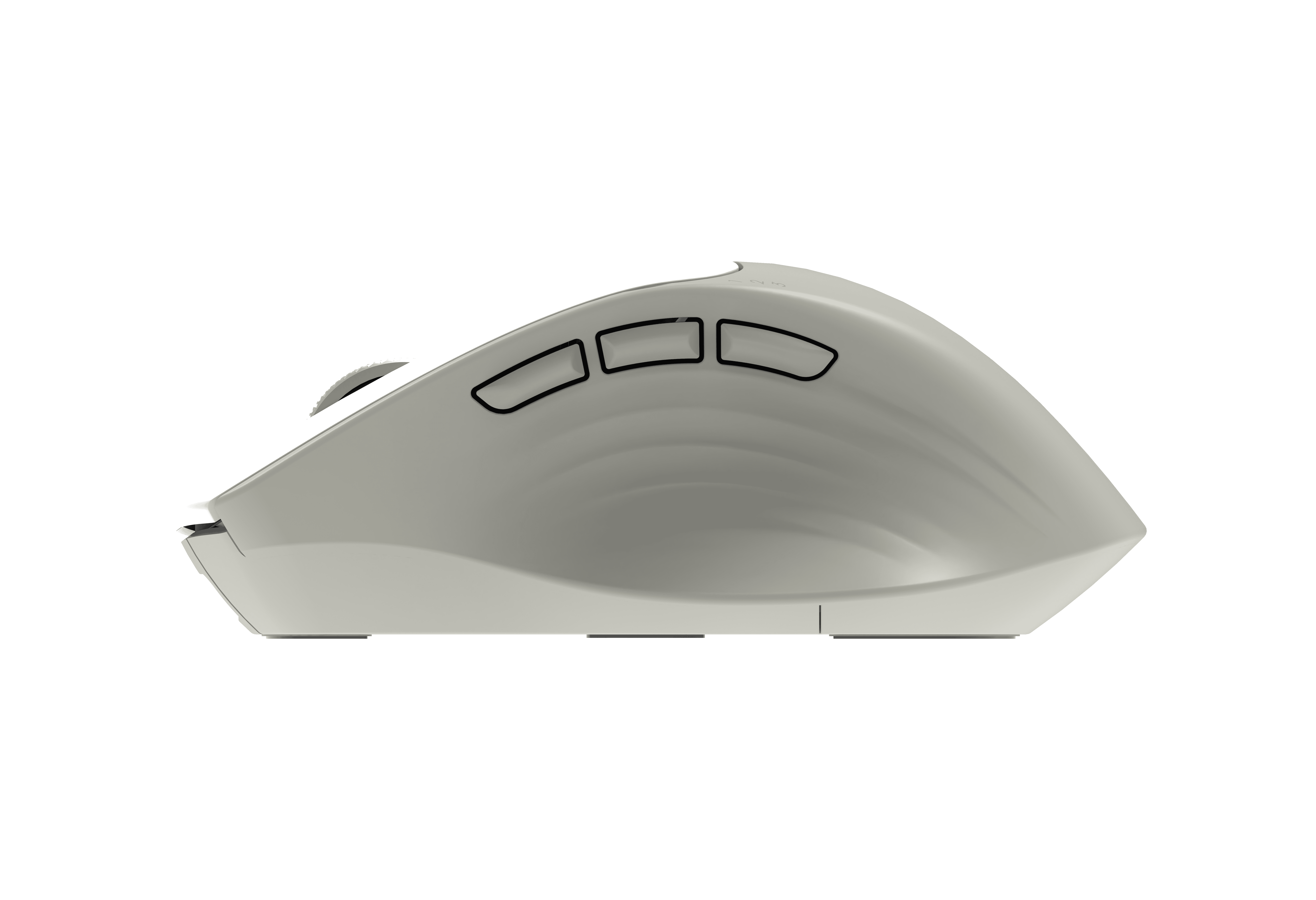 Quantum Gaming Aero AirSilent Kablosuz Sessiz Ergonomik Beyaz Mouse 2