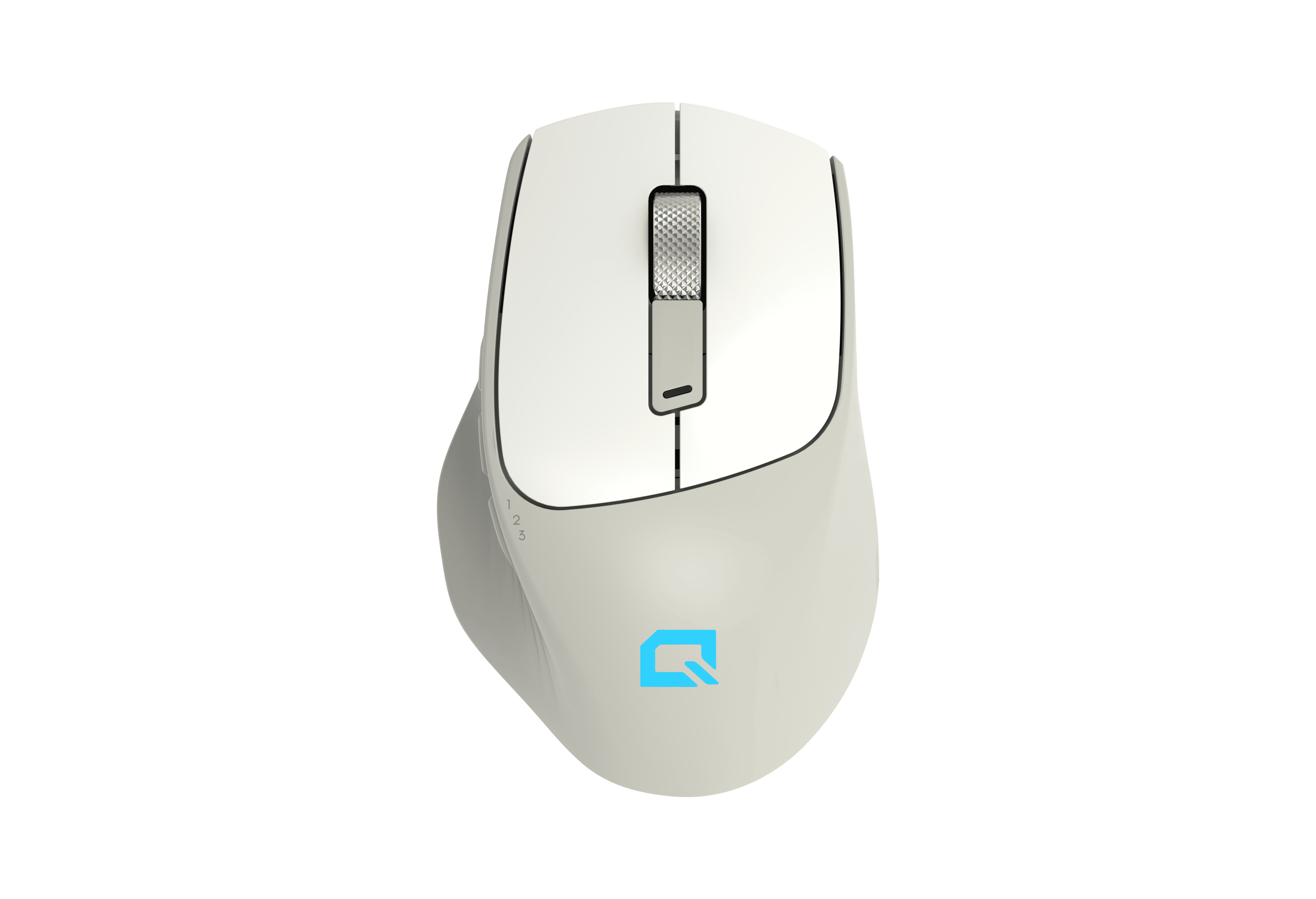 Quantum Gaming Aero AirSilent Kablosuz Sessiz Ergonomik Beyaz Mouse