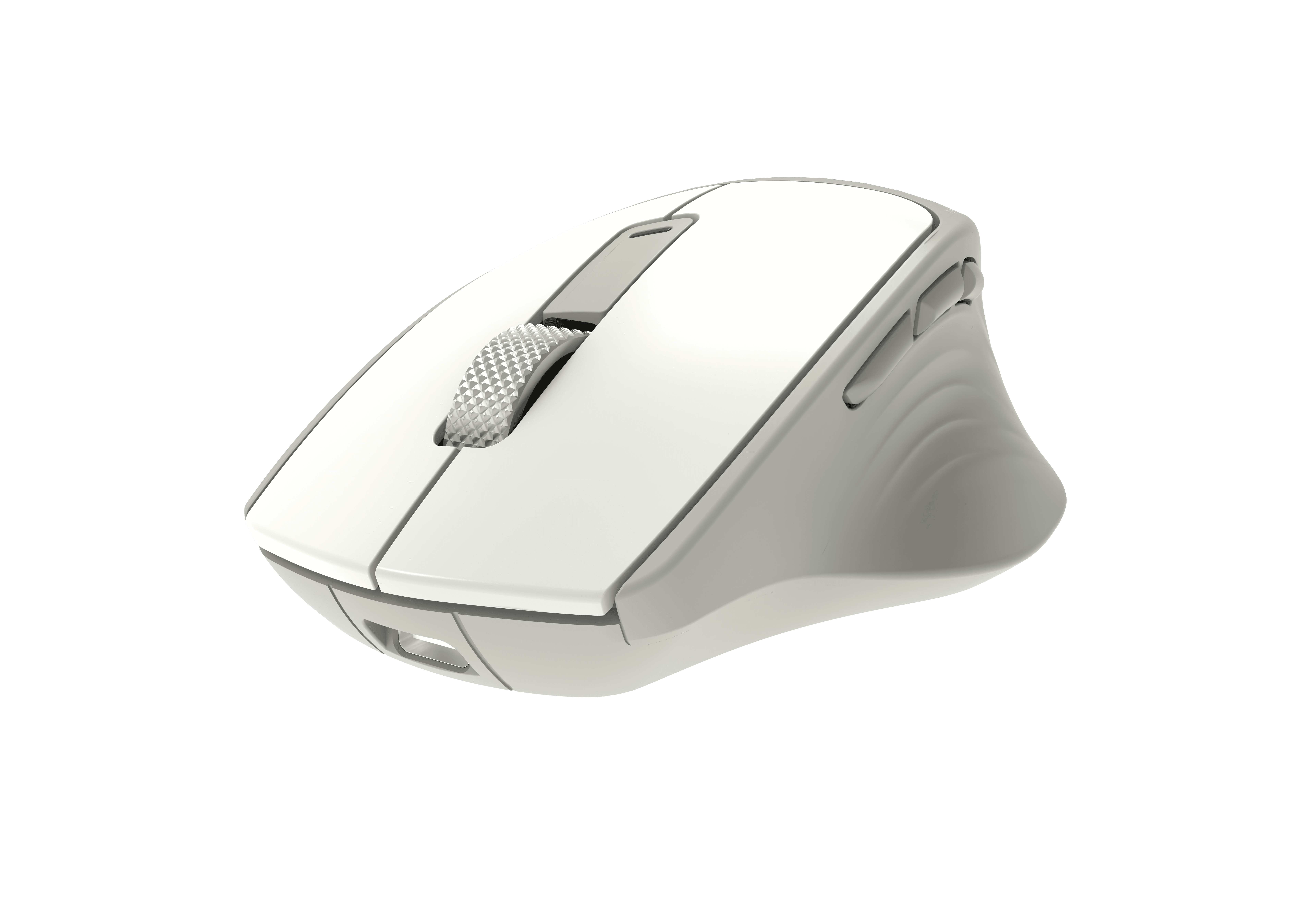 Quantum Gaming Aero AirSilent Kablosuz Sessiz Ergonomik Beyaz Mouse 4