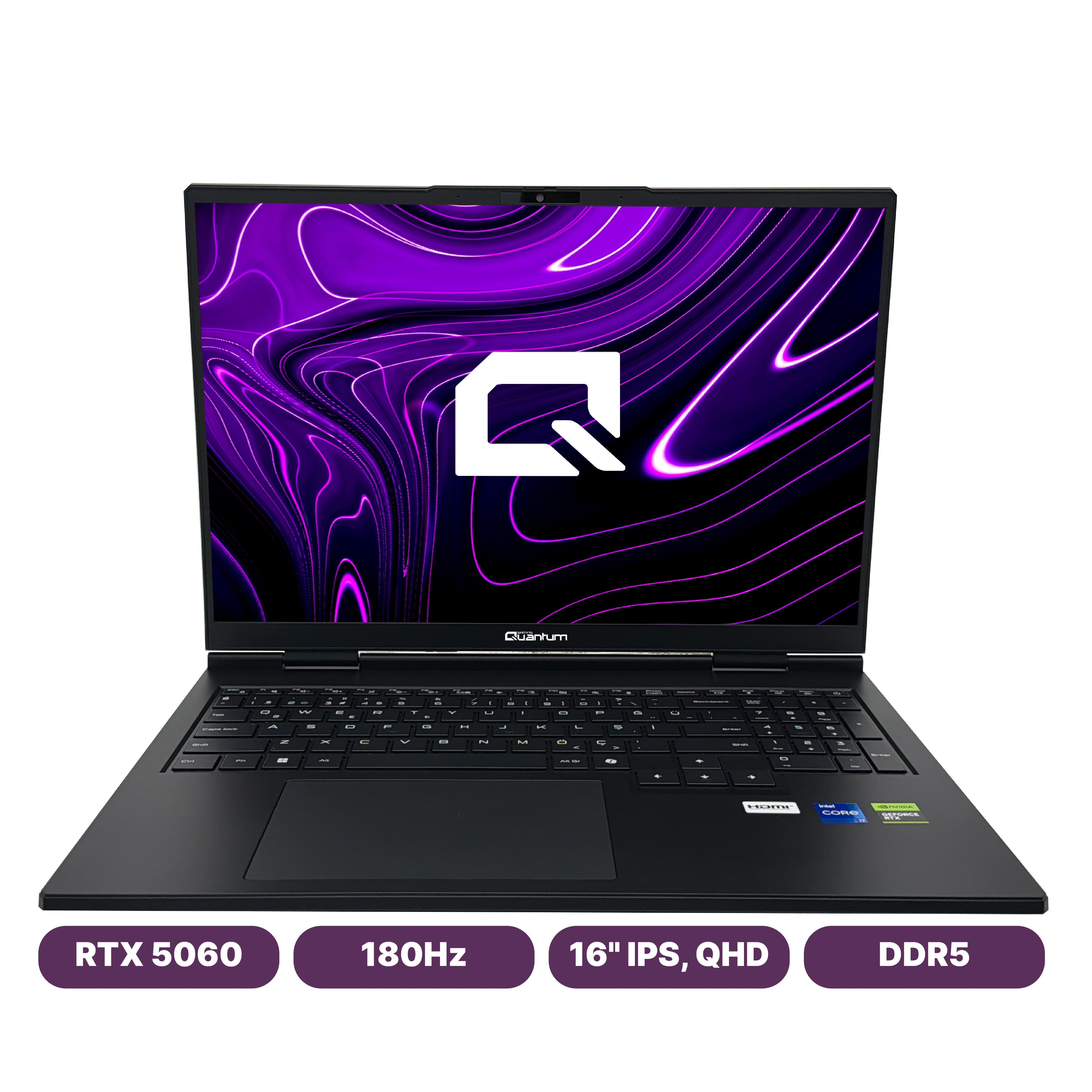Quantum Gaming Riftblade 16 X i7-13620H 32GB DDR5 1TB NVMe RTX 5060 8GB GDDR7 16" QHD IPS Gaming Notebook