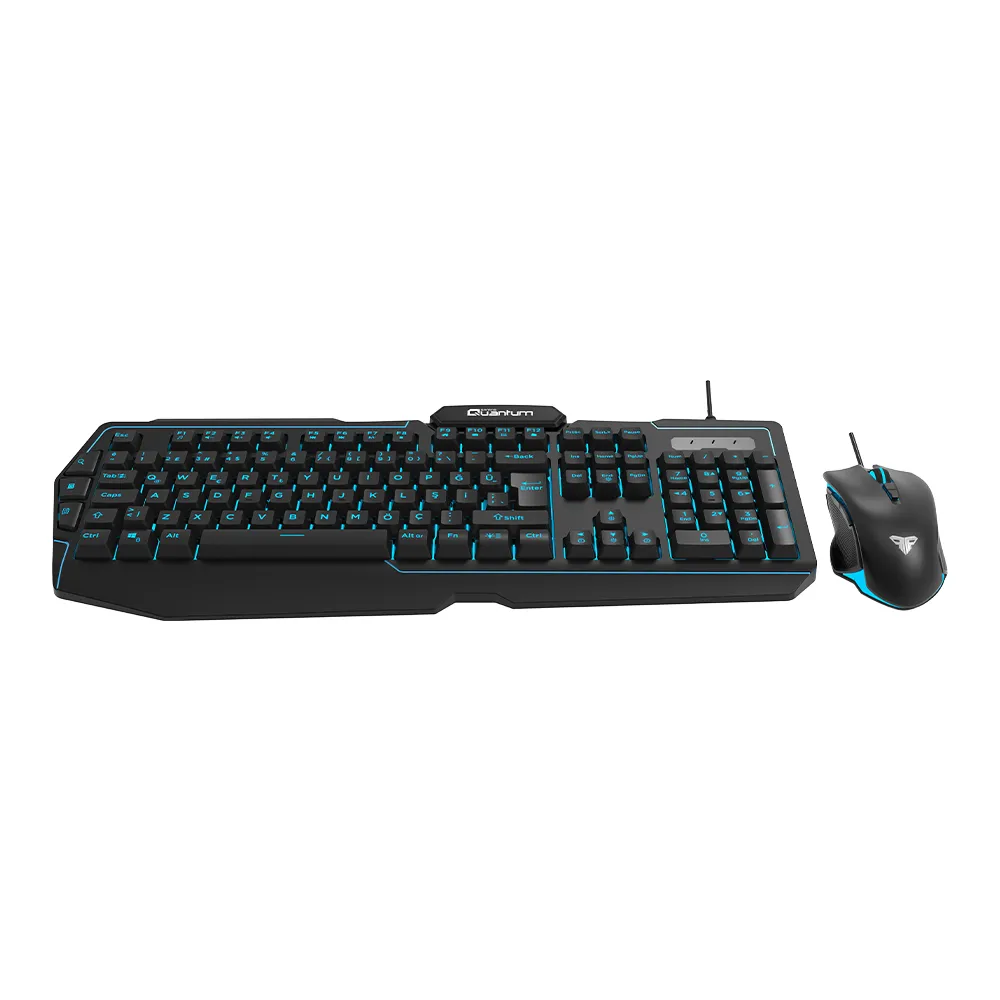 Quantum Gaming Klavye Mouse Set QG-Q6168 +3600Dpi Mouse 