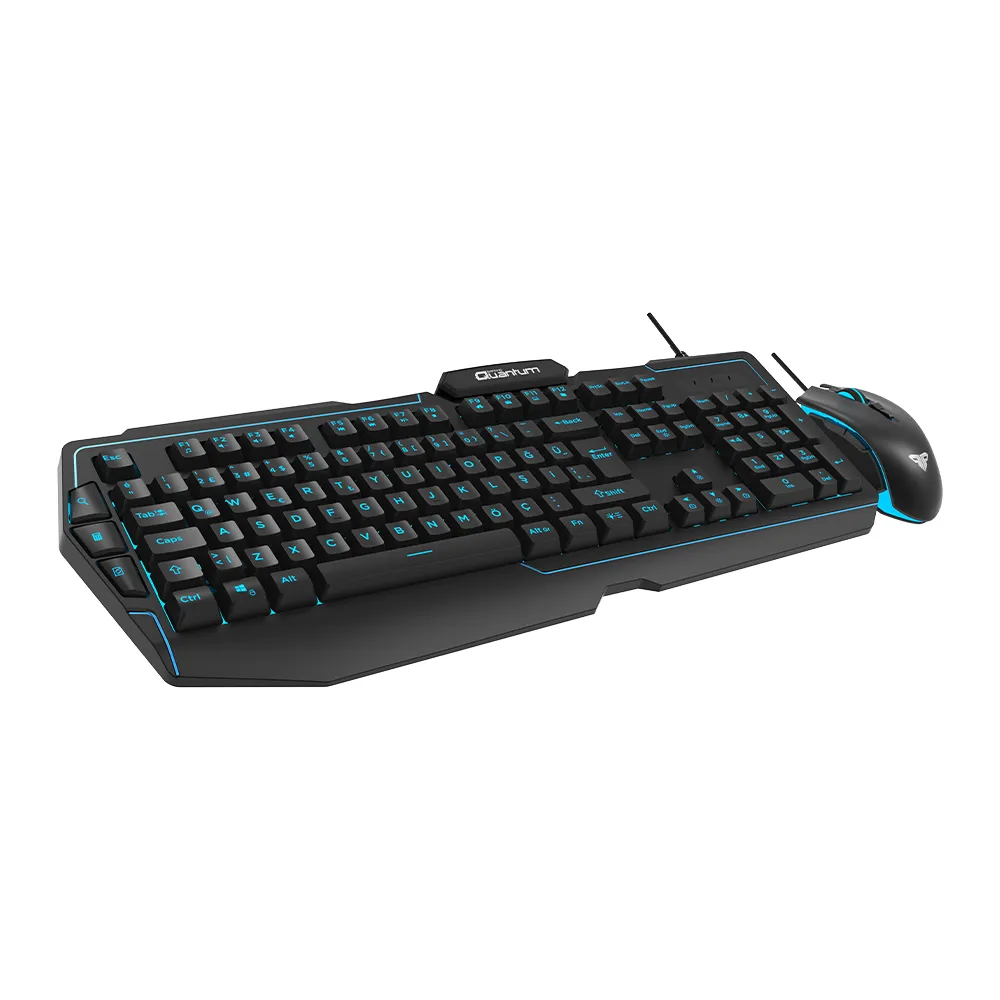 Quantum Gaming Klavye Mouse Set QG-Q6168 +3600Dpi Mouse  5