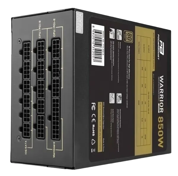 POWERBOOST 850W 80+ GOLD WARRIOR BST-ATX850GF1 PCIE 5.0 TAM MODÜLER POWER SUPPLY