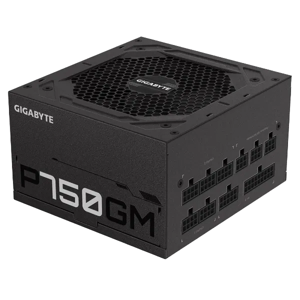 GIGABYTE 750W 80  GOLD GP-P750GM 13.5cm Fanlı Tam Modüler Power Supply Japon Kapasitör 3