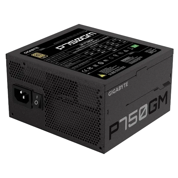 GIGABYTE 750W 80  GOLD GP-P750GM 13.5cm Fanlı Tam Modüler Power Supply Japon Kapasitör 4