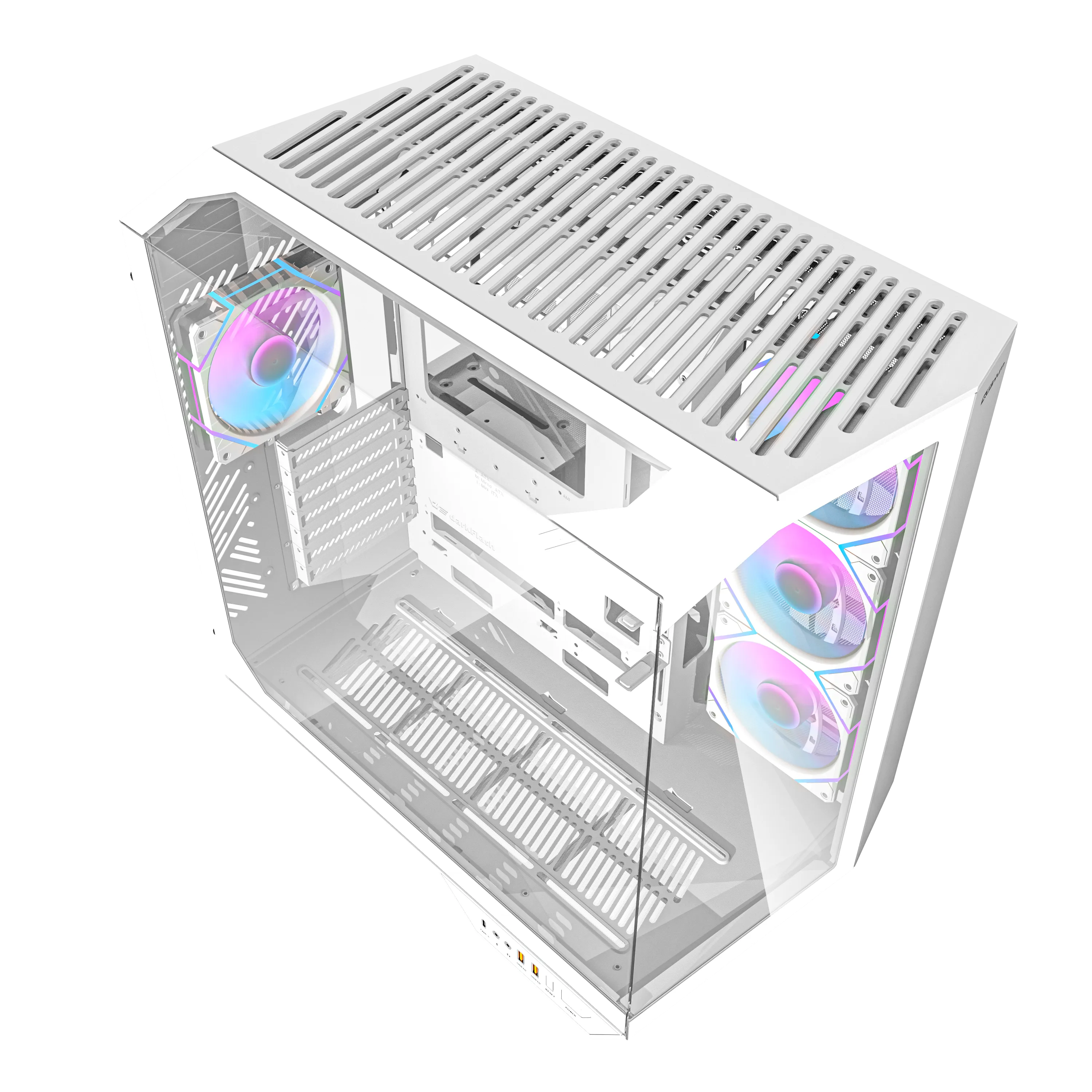 Quantum Proxima TYPE-C+2xUSB3.0+HD Audio 4xARGB Fan 390mm VGA Temperli Cam 850W Beyaz 2