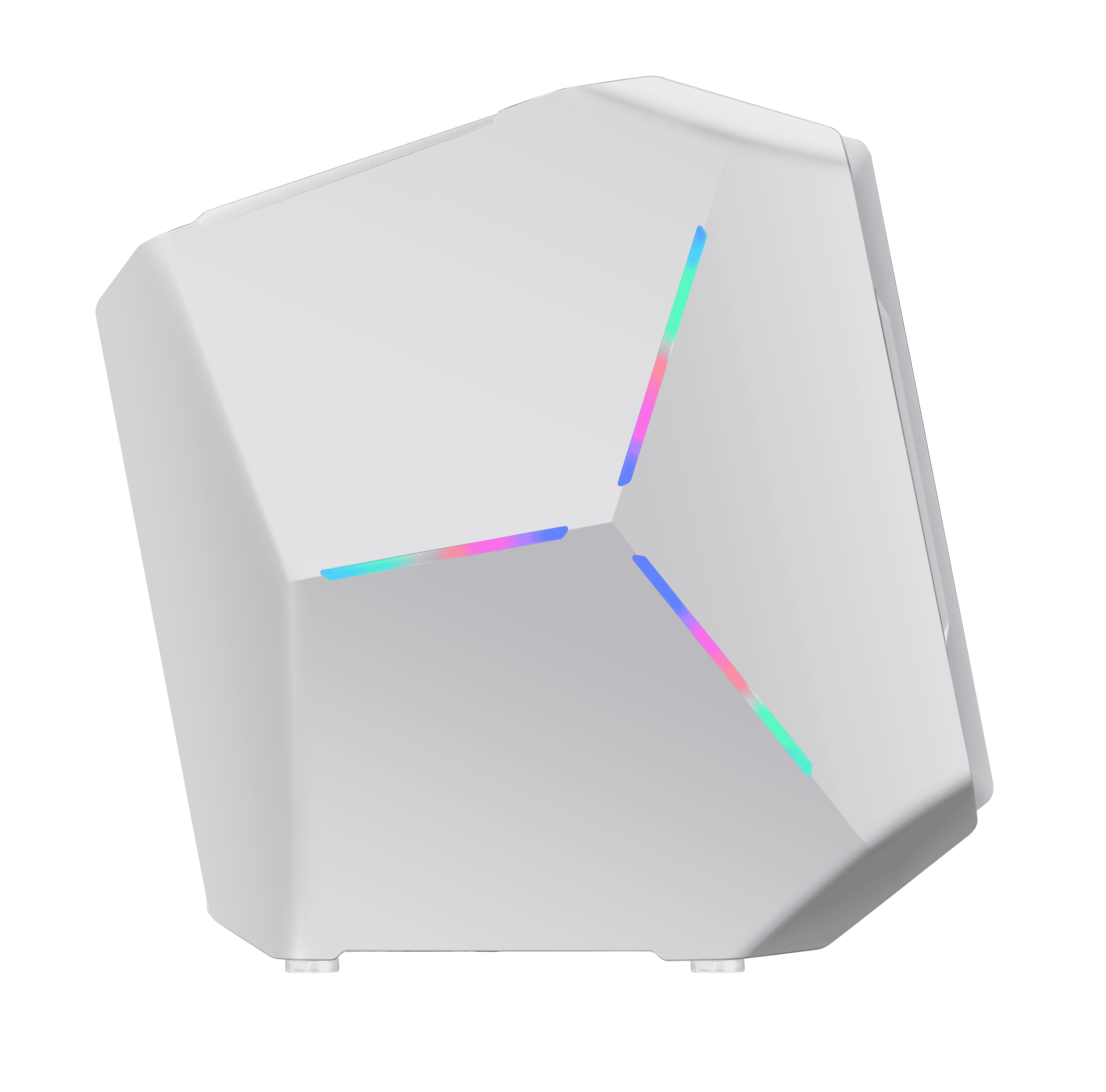 Quantum Gaming Frostnova Type-C 6x ARGB Fan Full Size ATX Beyaz Çelik Gövde PSU'SUZ Gaming Kasa 3