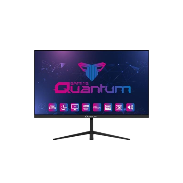 Quantum Gaming Monitör PG24 23.8" FHD VA 1ms 300Nit 200Hz 2xHDMI 1xDP 1xSPK RGB Light 12V/3A Vesa 16.7M renk 2x3W Spk 1920x1080px