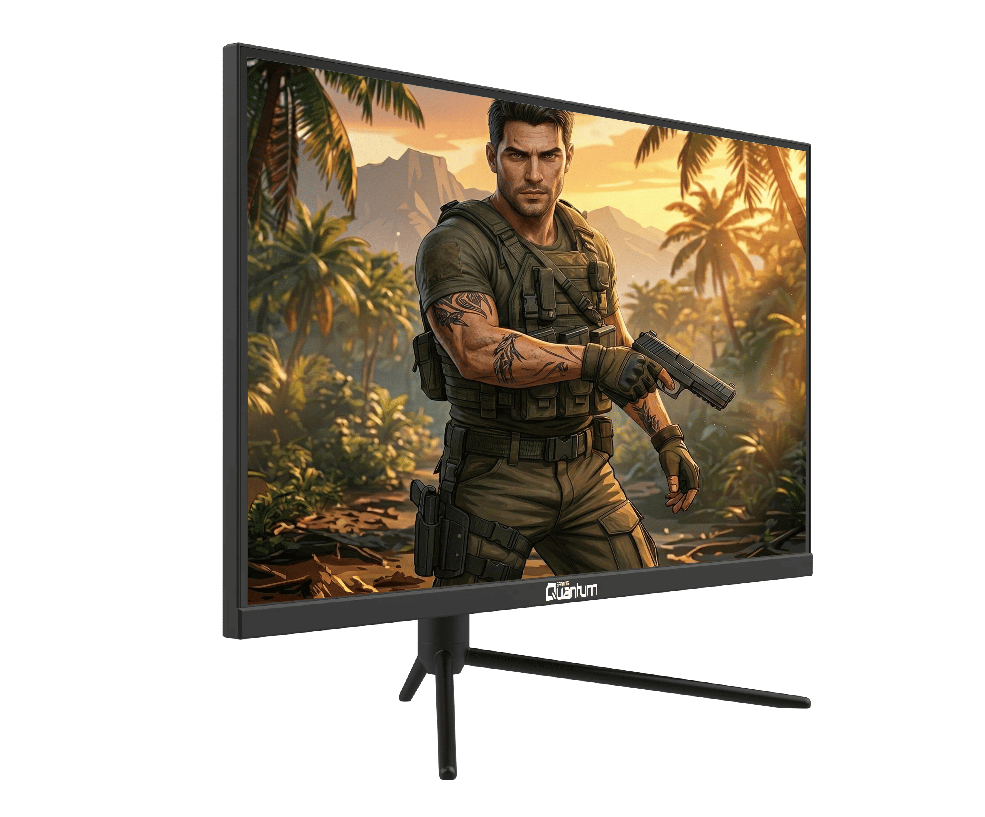 Quantum Shadow MG24B FHD VA 240Hz 1ms HDMI+DP+USB Dahili Hoparlör 23.8" Flat Siyah Gaming Monitör (Sıfır Ölü Pixel Garantili)