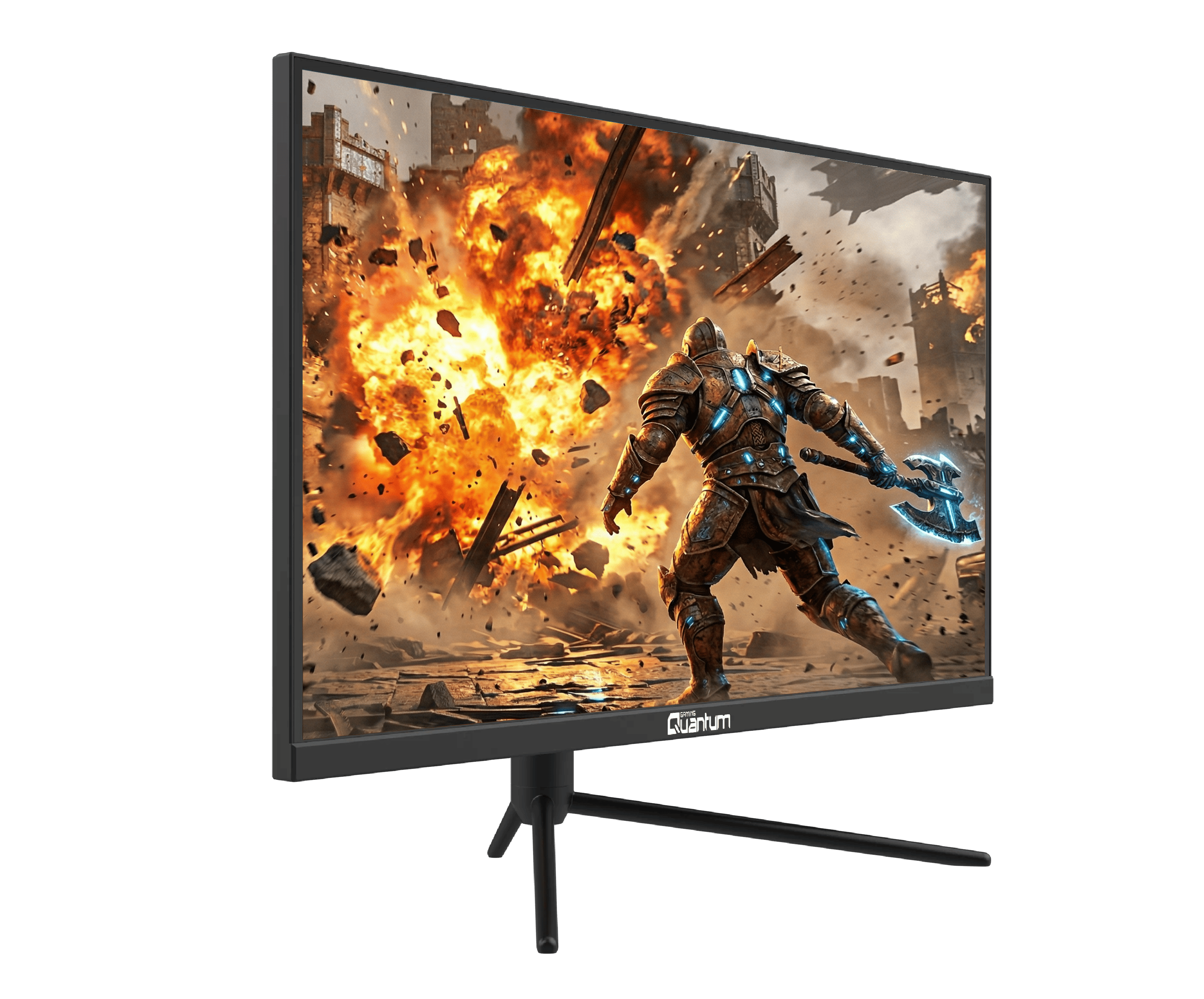 Quantum Shadow MG24B-165 FHD IPS 165Hz 1ms HDMI+DP+ Dahili Hoparlör 24" Flat Siyah Gaming Monitör (Sıfır Ölü Pixel Garantili) - Quantum Gaming