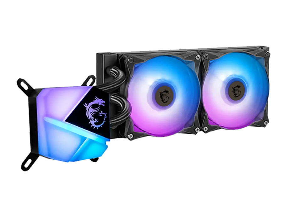 MSI MAG CORELIQUID C240 78.73 CFM Liquid CPU Cooler 2