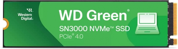 Ssd PCIe Nvme 1TB-WD Green SN3000 5000-4200MB/s WDS100T4G0E Gen4 M.2 2280 TLC